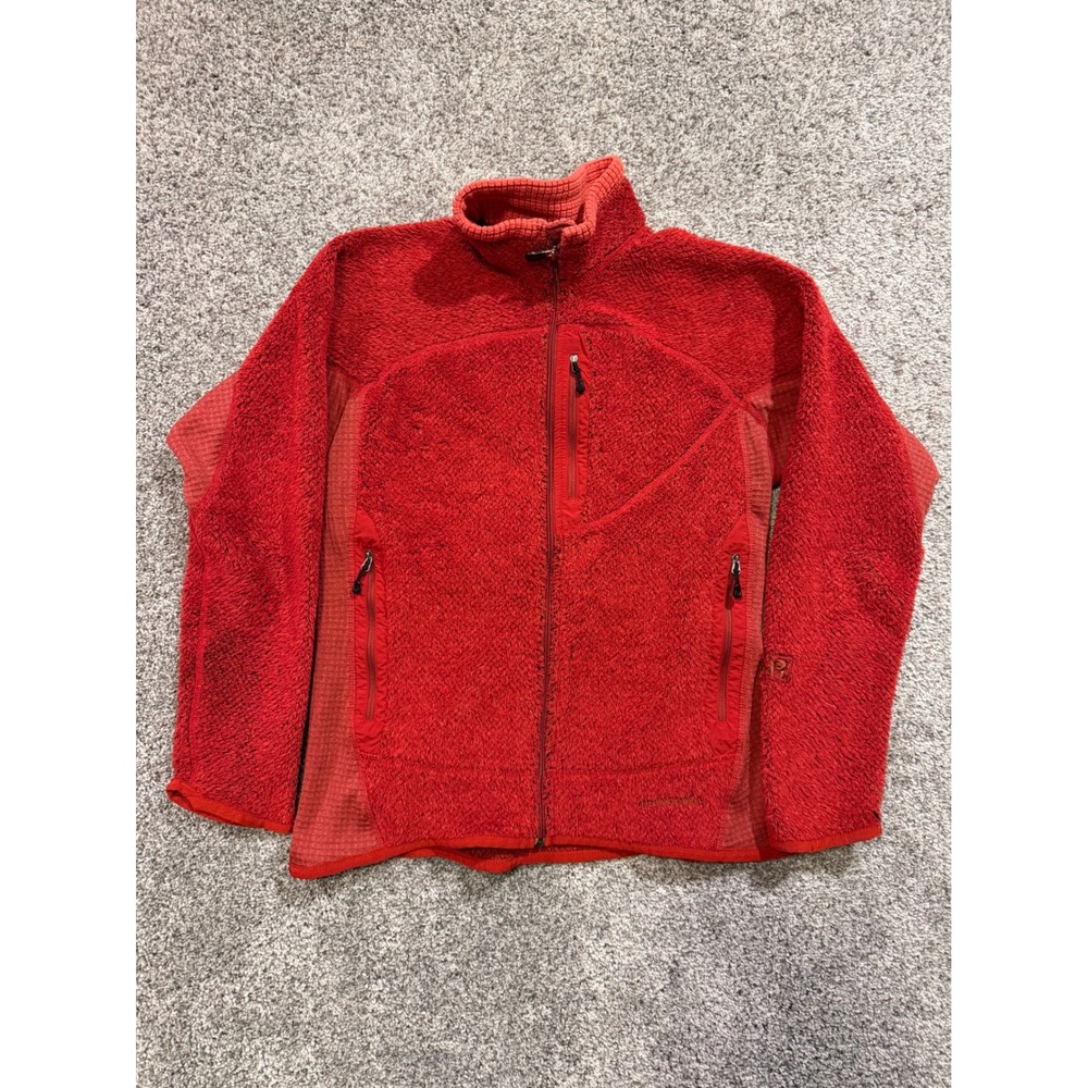 Patagonia R2 Regulator Jacket Womens Medium‎ Red Fleece Full Zip Polartec